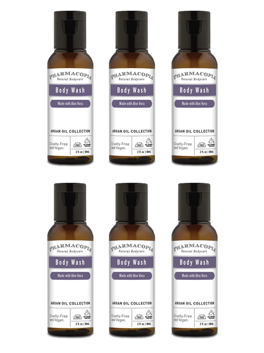 Argan Oil Body Wash (2 oz) - Set of 6 (12 oz total) - Hyatt Hotels Collection