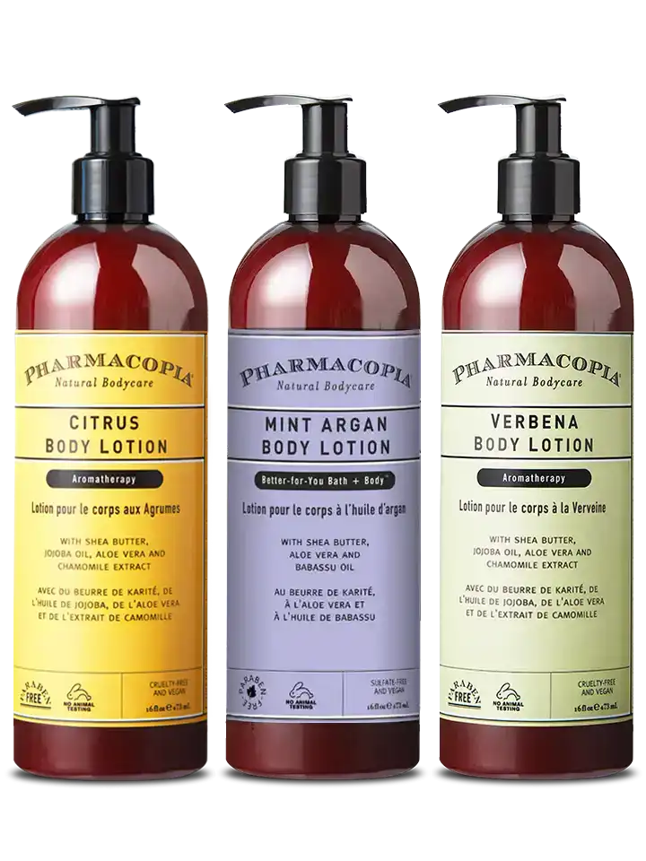 Assorted Body Lotion Bundle - Citrus, Verbena, Mint Argan (48 oz total)