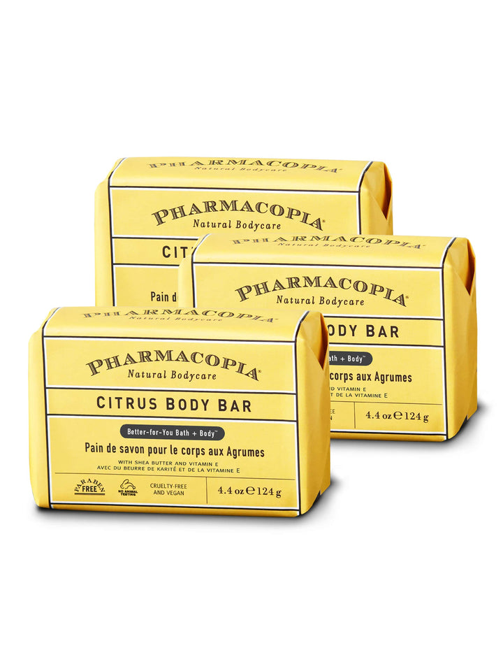 Pharmacopia Citrus Body Bar Trio