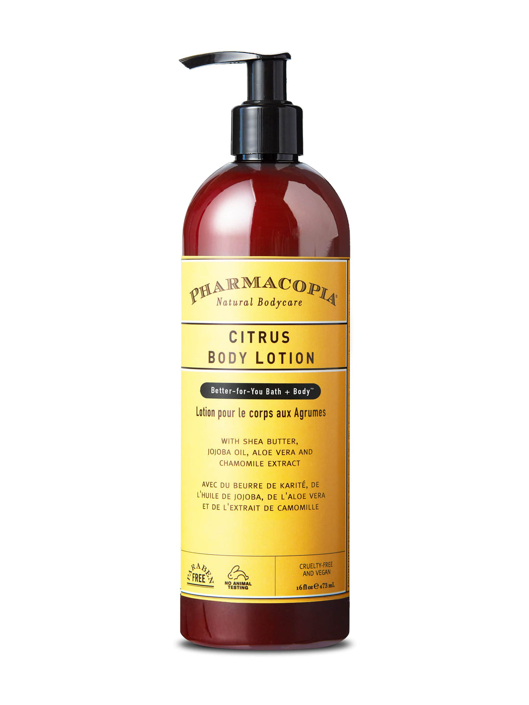 Pharmacopia Citrus Lotion 16 oz Bottle