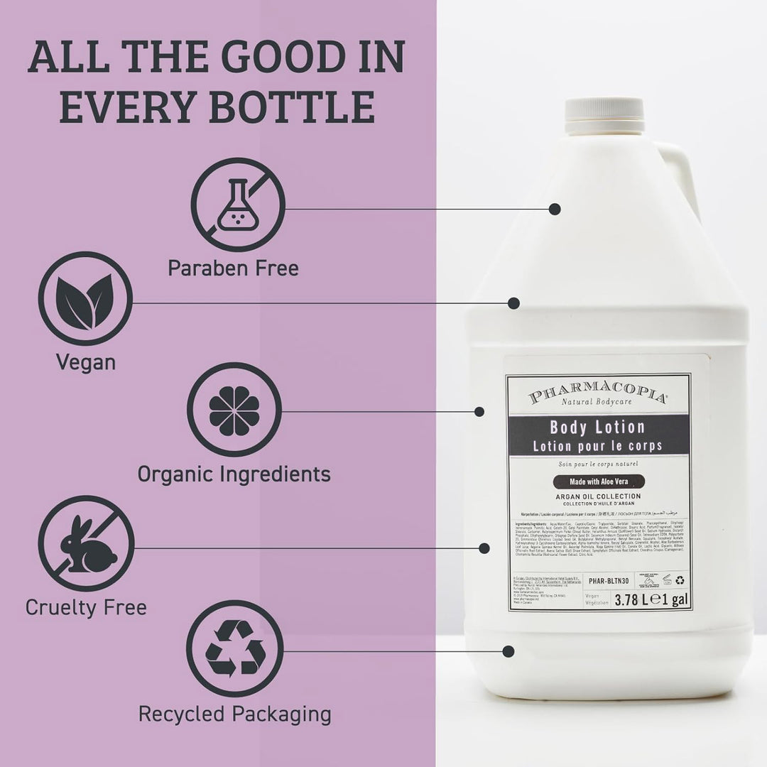 Argan Oil Collection Body Lotion 1 Gallon Refill (128 oz) - Hyatt Hotels Collection