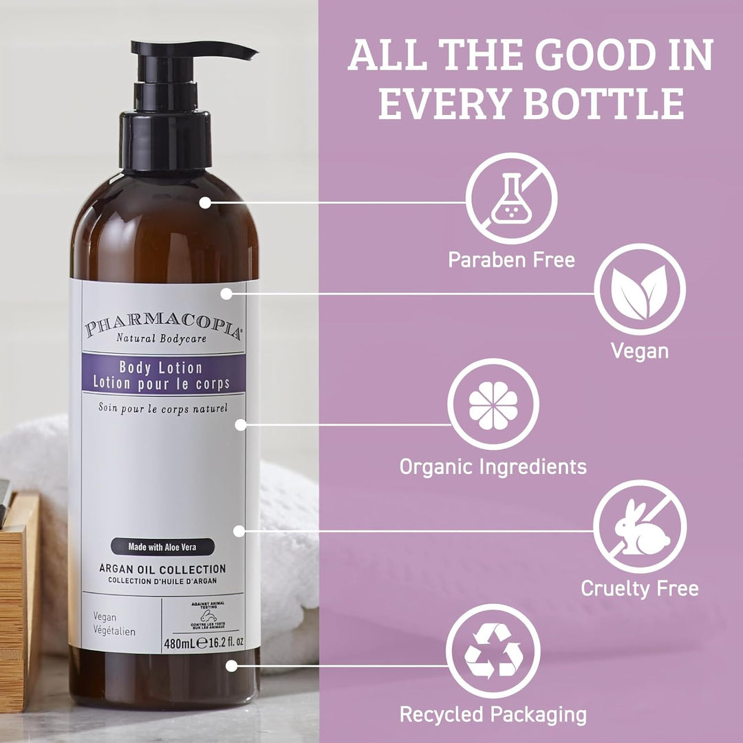 Argan Oil Essentials Bundle - Shampoo, Conditioner, Body Wash, Body Lotion (64 oz total) -  Hyatt Hotel Collection