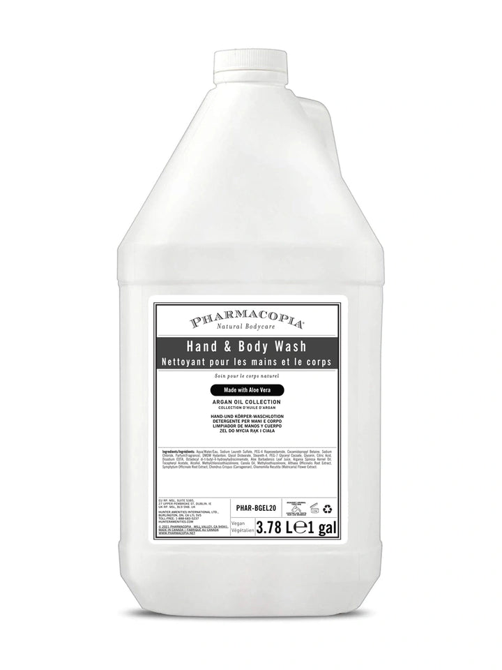 Argan Oil Hand & Body Wash 1 Gallon Refill (128 oz) - Hyatt Hotels Collection