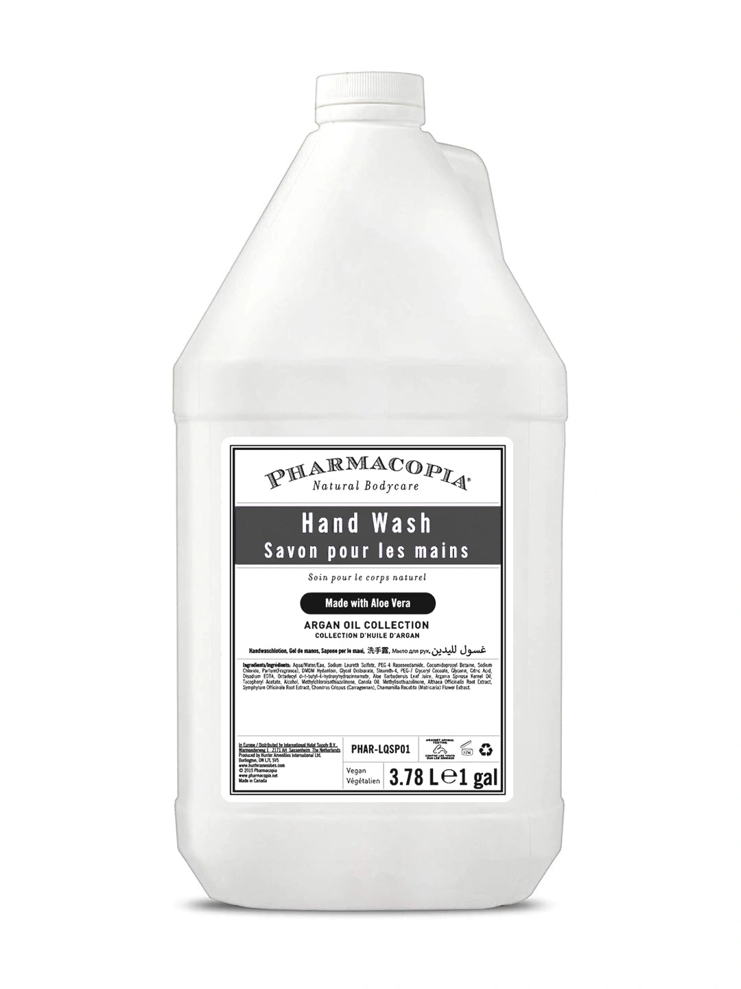 Argan Oil Hand & Body Wash 1 Gallon Refill (128 oz) - Hyatt Hotels Collection