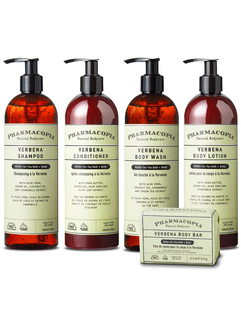 PHARMACOPIA コンディショナー（250ml） Verbena Luxury Bundle - Shampoo, Conditioner, Body Wash, Body