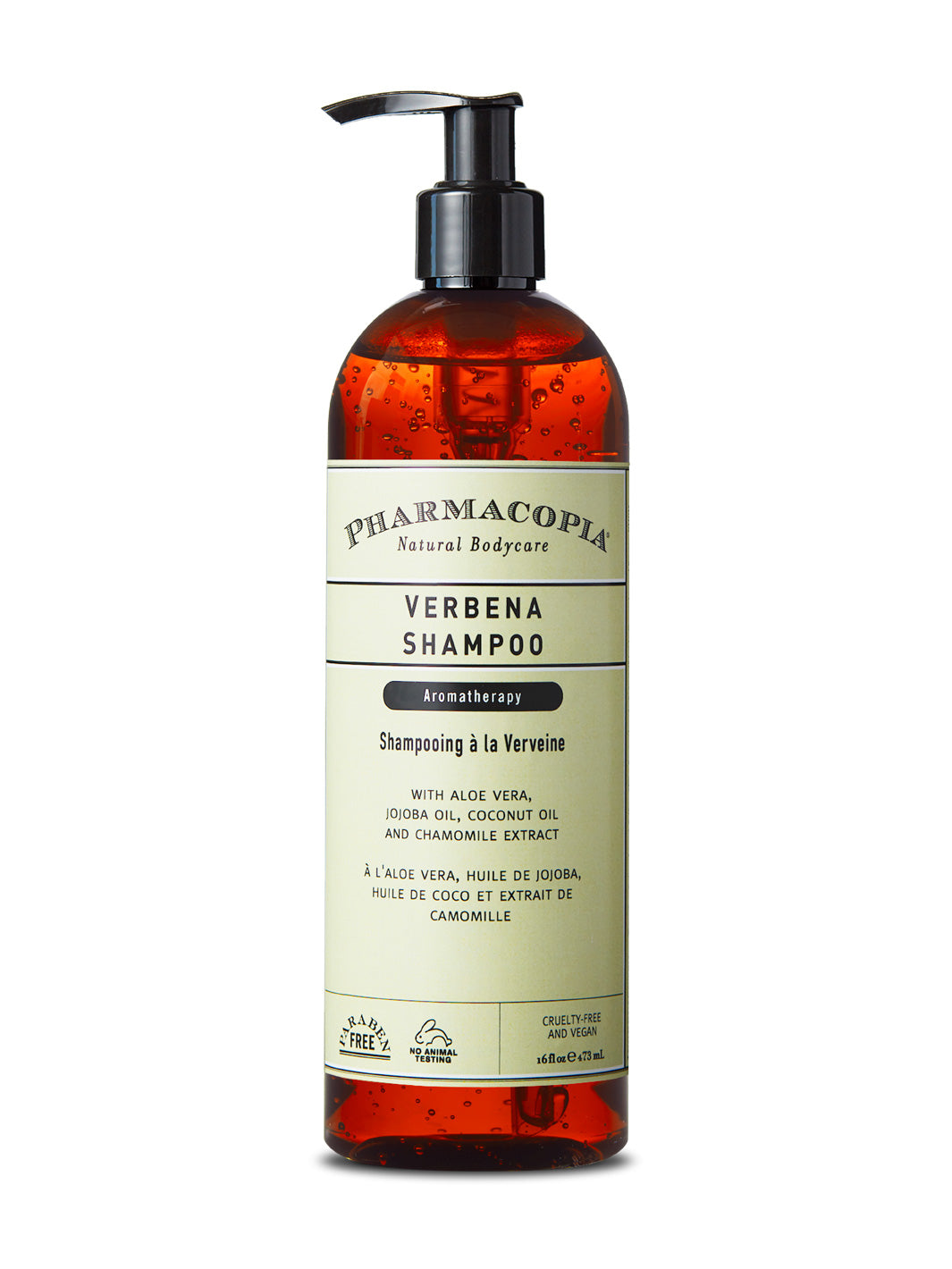 Pharmacopia Lemon Verbena Shampoo 16 oz Bottle